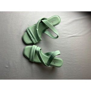 Caslon Lenny Mint Green Slingback Sandals Size 5